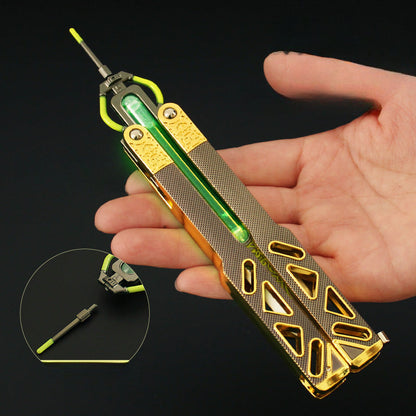 AzuiblcAPEX エーペックスレジェンズ バタフライナイフ 24cm ミニチュア武器モデル｜オクタン ダイキャスト製 コレクション 武器ファン向け - Azuiblc