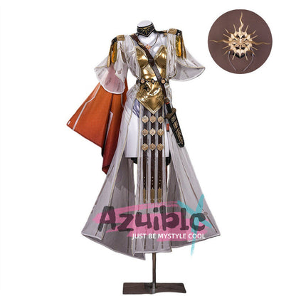 Azuibcl　鳴潮 オーガスタ　メイチョウ　コスプレ衣装　コスチューム　 AUGUSTA 　　 剣モデル+髪飾り追加対応　 Wuthering Waves - Azuiblc