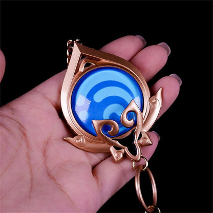 azuiblc 原神　 スカラマシュ 放浪者 神の目 　キーホルダー風 散兵 グッズ 合金 キーチェーン 観賞用 コスプレ 道具 小物 おしゃれ 人気 誕生日プレゼント ミニチュア インテリアAzd21 - Azuiblc