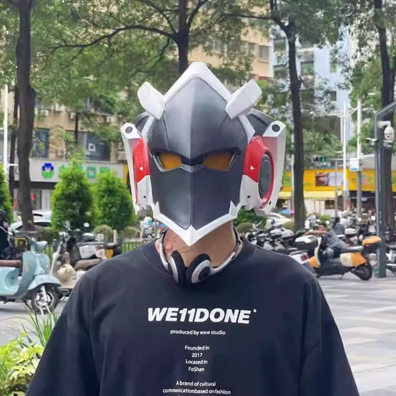 Azuiblc　ゼンレスゾーンゼロ　邪兎屋　 ビリー・キッド　仮面　マスク　発光　コスプレ道具Azm06 - Azuiblc