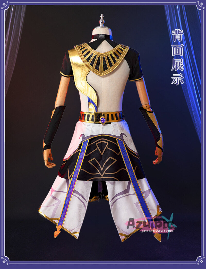 Azuiblc 原神 セノ コスプレ衣装　Cyno　　スメール/沈黙の殿　アヌビス　コスチューム　イベント　 - Azuiblc