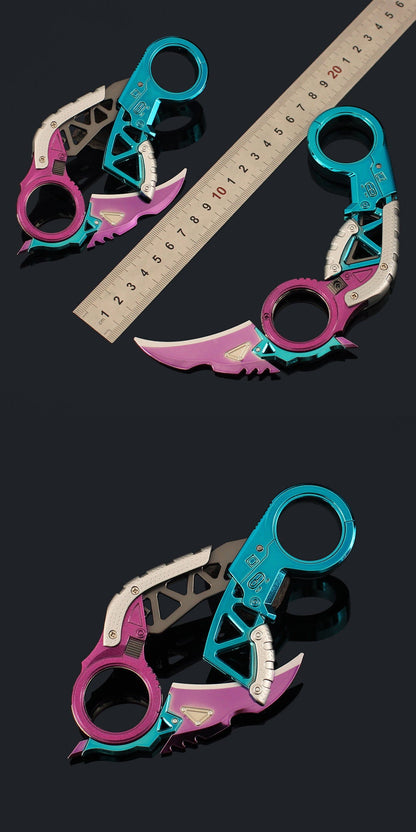 Azuiblc APEX ラプターズクロー 18cm カラムビット スパレジェ 武器モデル 実物化 武器ファン向け プレゼント お礼 武器 装備品 工芸品 塗装済み完成品武器モデル - Azuiblc