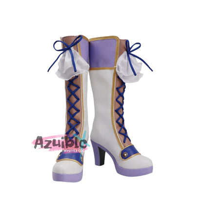 Azuiblc　アイカツ! -アイドルカツドウ!- 氷上 スミレ  ブーツ　コスプレ道具　靴　ハロウィン　舞台対応