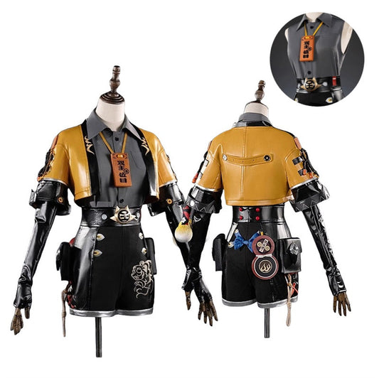 Azuiblc ゼンゼロ フーフー　福福 コスプレ　イベント　橘福福　3d樹脂アクセサリー付　豪華　仮装Azm11 - Azuiblc