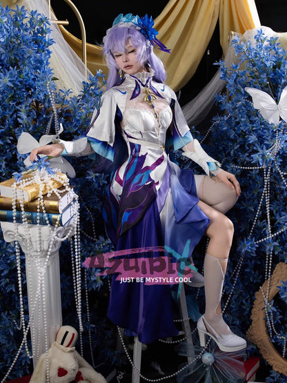 Azuiblc 鳴潮 カンタレラ コスプレ衣装　3d樹脂アクセサリー　礼服　ワンピース　コスチュームAzf14 - Azuiblc