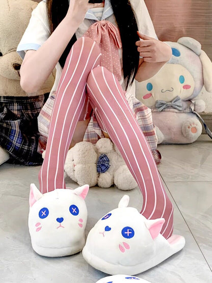 Azuiblc　魔法少女まどかマギカ  巴 マミ ニーハイソックス タイツ  ともえ マミ ストッキング 涼感シリーズ 光沢オーバーニーソックス - Azuiblc