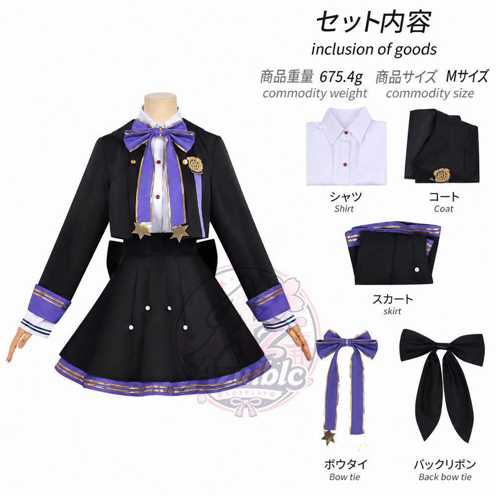 Azuiblc FGO マシュ・キリエライト 制服 ユニフォーム　コスプレ衣装｜11周年 プリント簡易版
