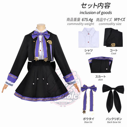 Azuiblc FGO マシュ・キリエライト 制服 ユニフォーム　コスプレ衣装｜11周年 プリント簡易版