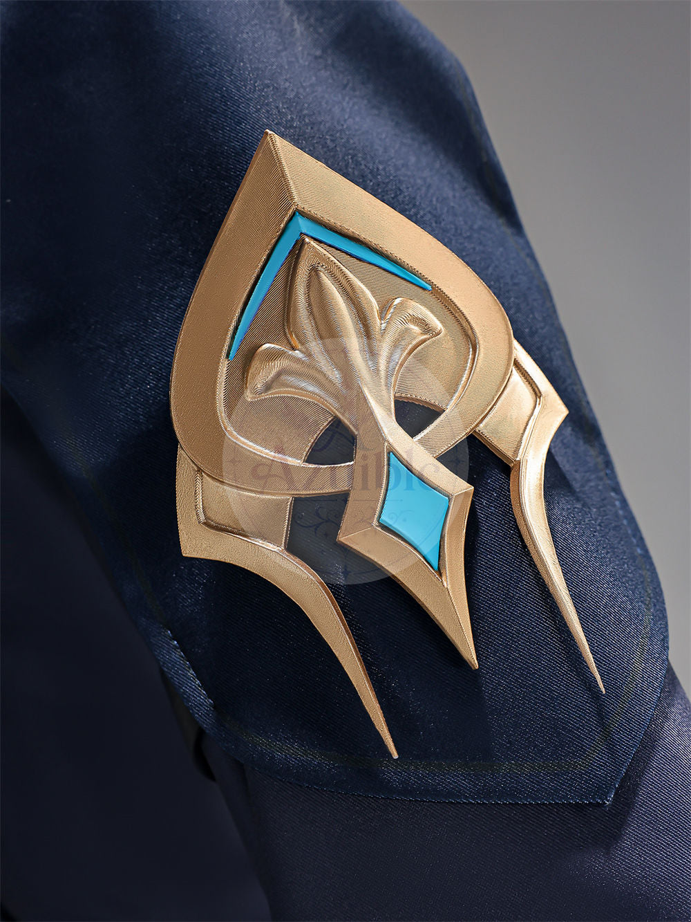 Azuiblc 原神 空「冬の夜を狩る者」コスプレ衣装 3D PLA製パーツ付き スネージナヤ戦闘服 制服風コスチューム