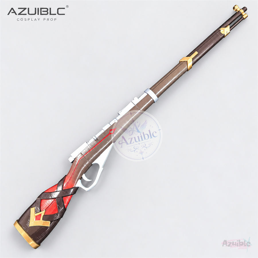 Azuiblc 原神 スネージナヤ アリョーシャ ライフル型コスプレ武器・道具 3D造形 全長約110cm PLA＋カーボンファイバー製 分割組立式