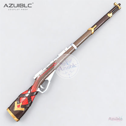 Azuiblc 原神 スネージナヤ アリョーシャ ライフル型コスプレ武器・道具 3D造形 全長約110cm PLA＋カーボンファイバー製 分割組立式