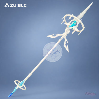 Azuiblc 原神 スネージナヤ アナスターシャ（氷神・氷の女皇）コスプレ杖・武器道具 全長約190cm PLA＋PVC製 分割組立式