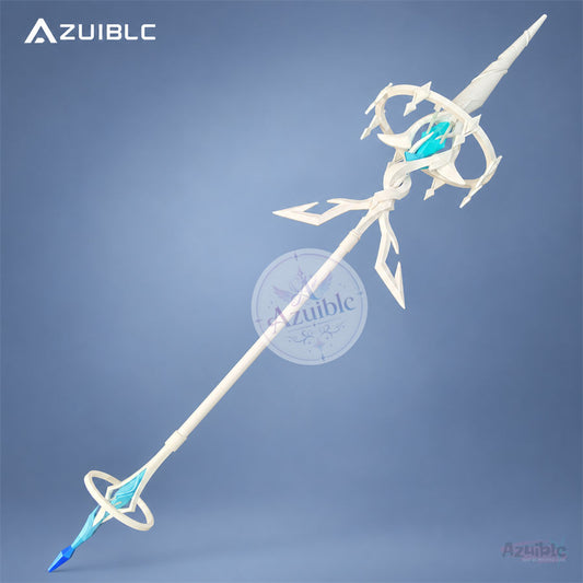 Azuiblc 原神 スネージナヤ アナスターシャ（氷神・氷の女皇）コスプレ杖・武器道具 全長約190cm PLA＋PVC製 分割組立式