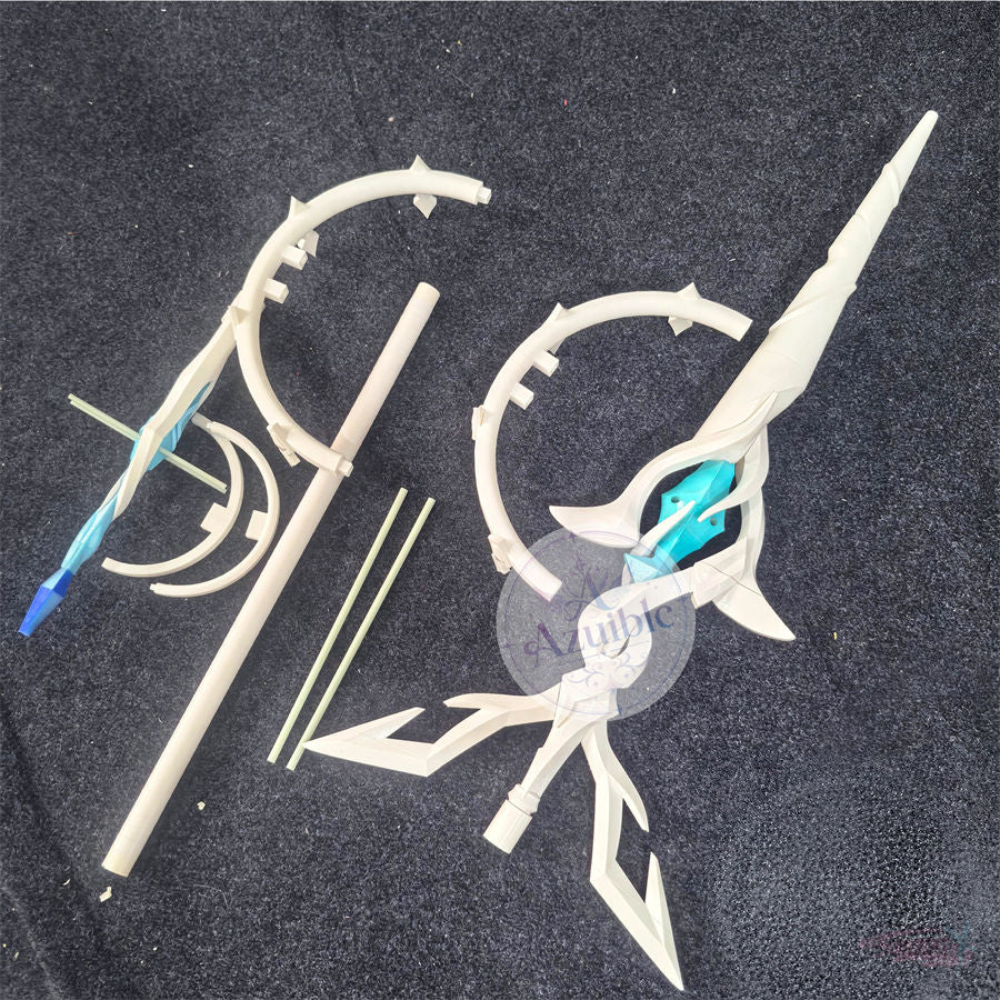 Azuiblc 原神 スネージナヤ アナスターシャ（氷神・氷の女皇）コスプレ杖・武器道具 全長約190cm PLA＋PVC製 分割組立式