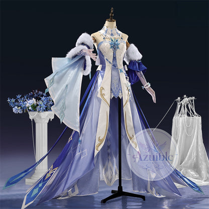 Azuiblc 原神 アナスターシャ コスプレ衣装｜3D PLAパーツ付き Genshin Impact  XS-XXL