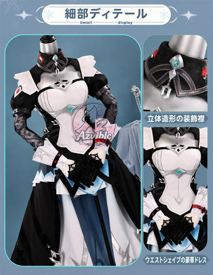 Azuiblc 原神 ダニカ Danica コスプレ衣装｜メイド服　舞台服　3dPla材質Ver　星の楔付　コスチューム