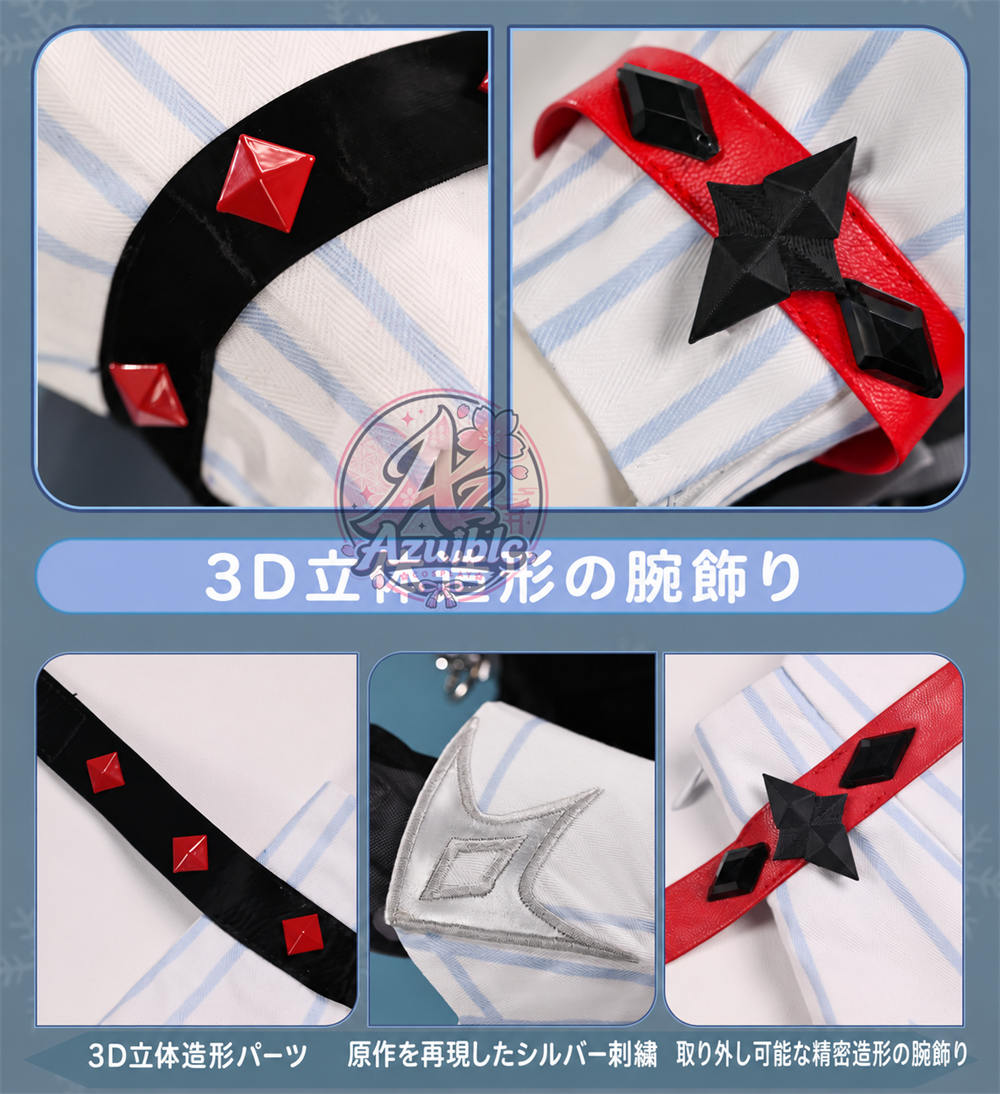 Azuiblc 原神 ダニカ Danica コスプレ衣装｜メイド服　舞台服　3dPla材質Ver　星の楔付　コスチューム