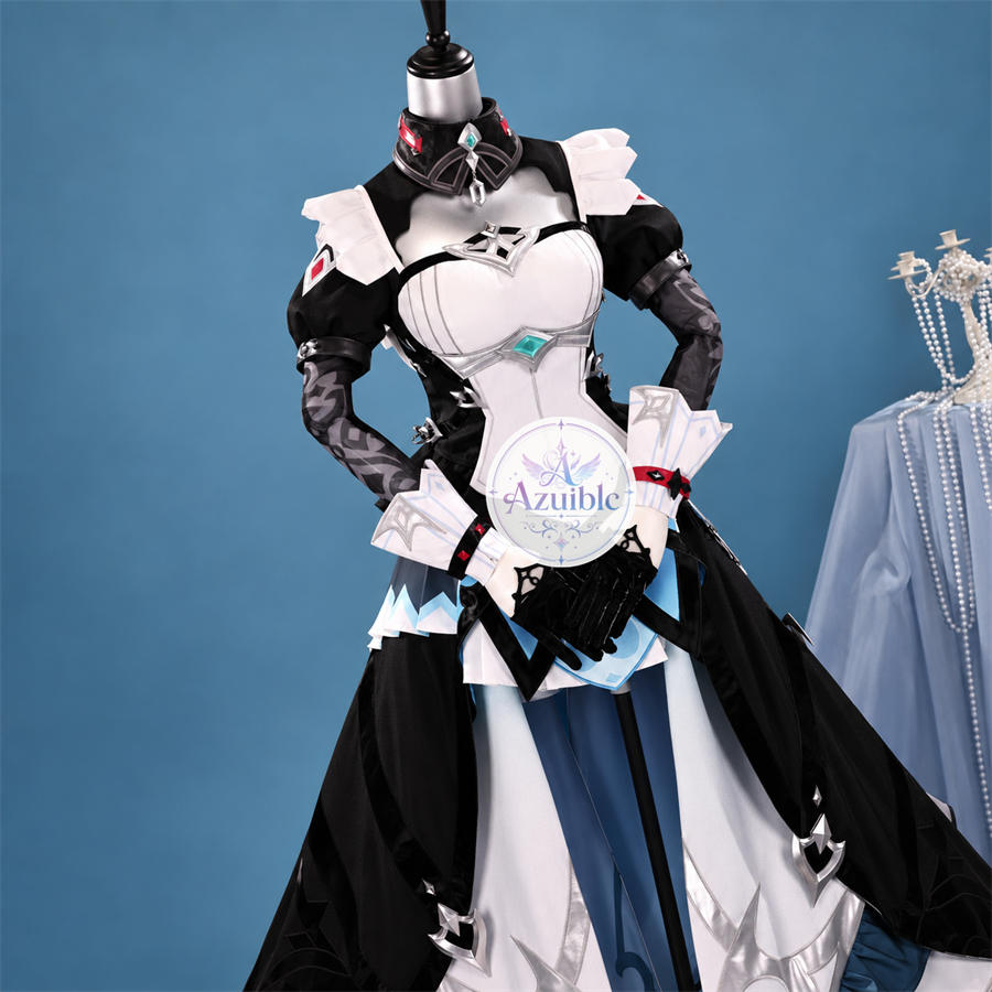 Azuiblc 原神 ダニカ Danica コスプレ衣装｜メイド服　舞台服　3dPla材質Ver　星の楔付　コスチューム