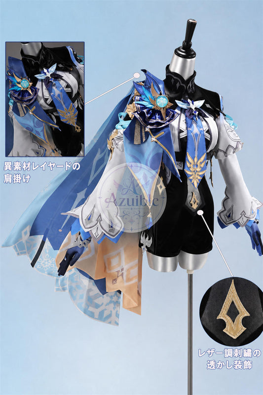 Azuiblc 原神 エウルア コスプレ衣装｜復刻・再設計版 高品質コスチューム