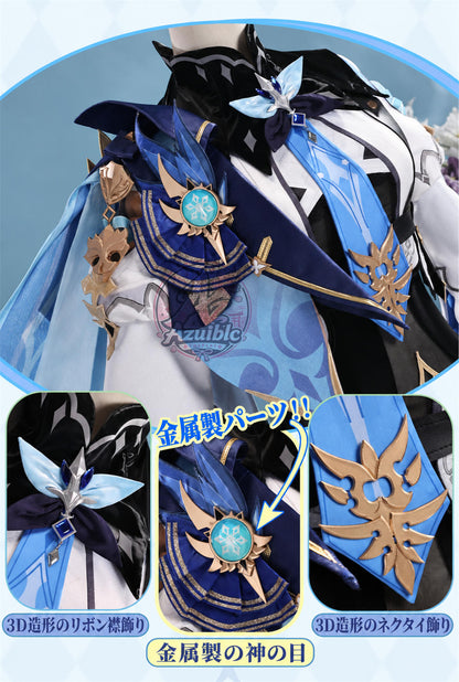 Azuiblc 原神 エウルア コスプレ衣装｜復刻・再設計版 高品質コスチューム