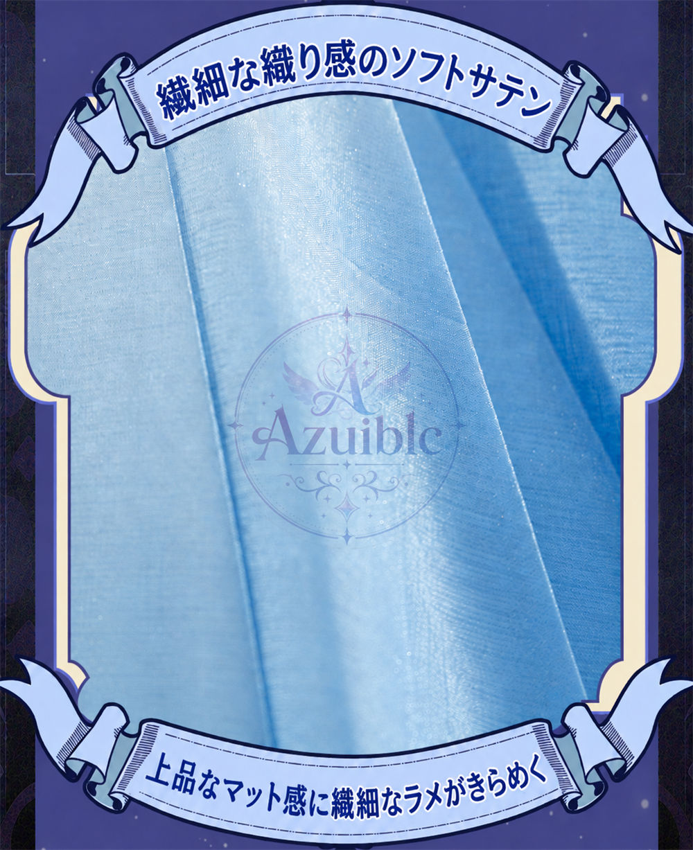 Azuiblc 原神 オデット（Odette）コスプレ衣装 Odette 腰飾回転＋発光対応　合金パーツ＆プリント加工 サテン生地 舞台ドレス ハロウィン対応