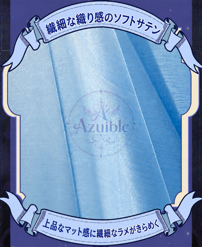 Azuiblc 原神 オデット（Odette）コスプレ衣装 Odette 腰飾回転＋発光対応　合金パーツ＆プリント加工 サテン生地 舞台ドレス ハロウィン対応