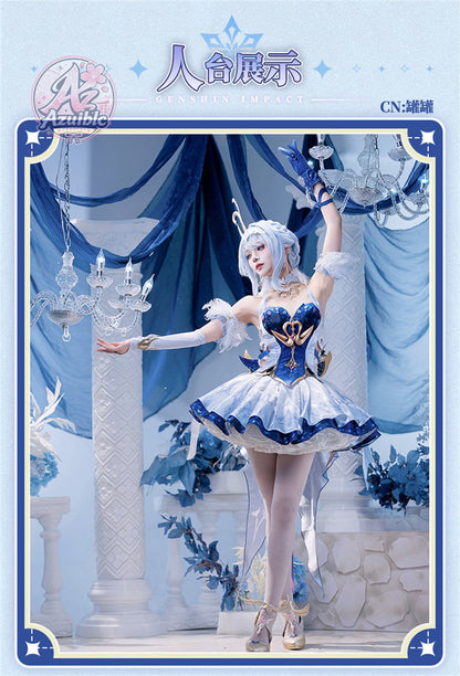 Special Launch Price Azuiblc Genshin Impact Odette Cosplay Costume | Includes 3D PLA Parts, Perfect for Events