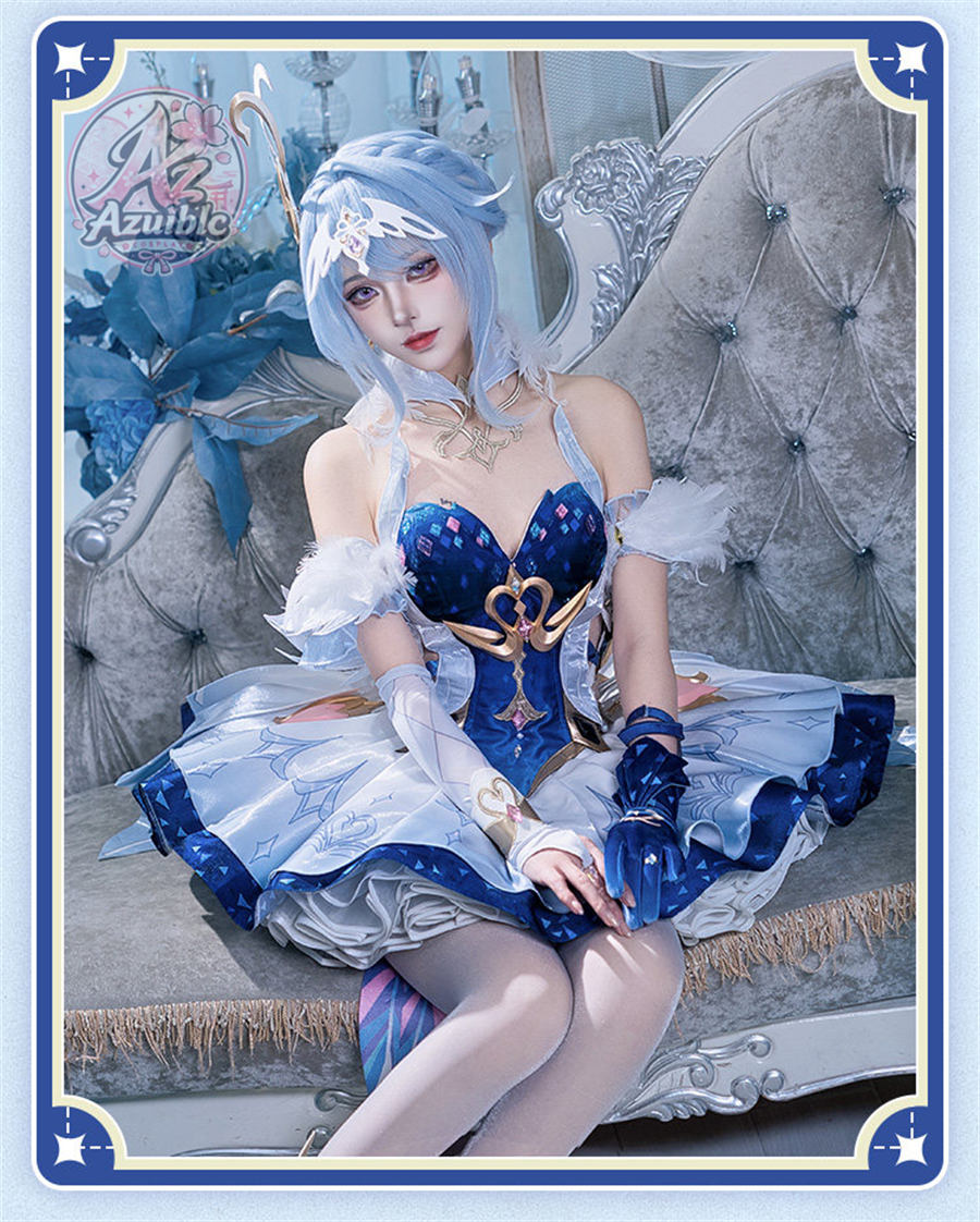 Special Launch Price Azuiblc Genshin Impact Odette Cosplay Costume | Includes 3D PLA Parts, Perfect for Events