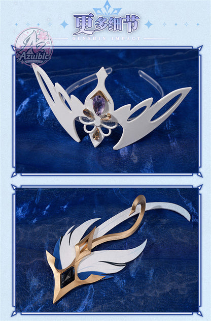 Special Launch Price Azuiblc Genshin Impact Odette Cosplay Costume | Includes 3D PLA Parts, Perfect for Events