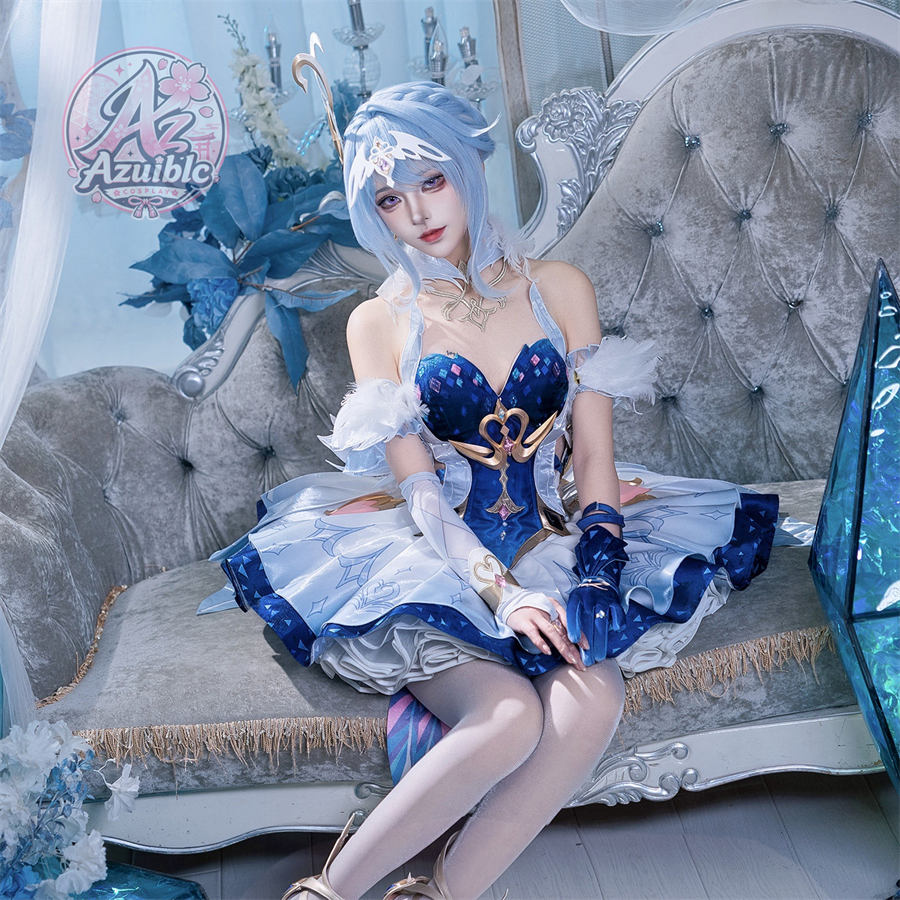 Special Launch Price Azuiblc Genshin Impact Odette Cosplay Costume | Includes 3D PLA Parts, Perfect for Events