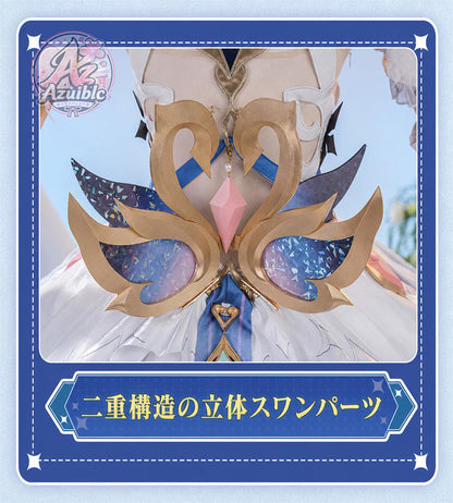 Special Launch Price Azuiblc Genshin Impact Odette Cosplay Costume | Includes 3D PLA Parts, Perfect for Events