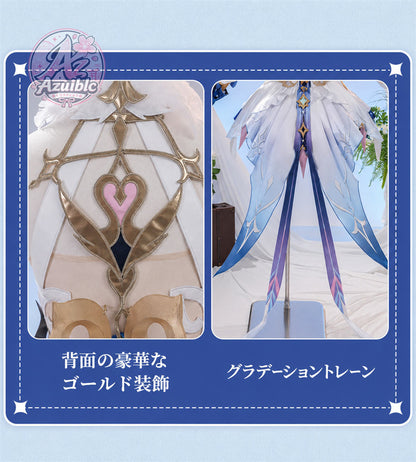 Special Launch Price Azuiblc Genshin Impact Odette Cosplay Costume | Includes 3D PLA Parts, Perfect for Events