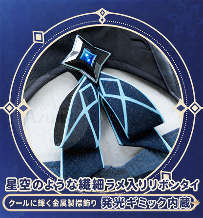 星5ラング　Azuiblc 原神 蛍 戦闘服「冬の夜を狩る者」コスプレ衣装 　金属製材質パーツ　スネージナヤ 制服風コスチューム Genshin Impact cosplay　ハロウィン イベント・舞台対応（副本）（副本）