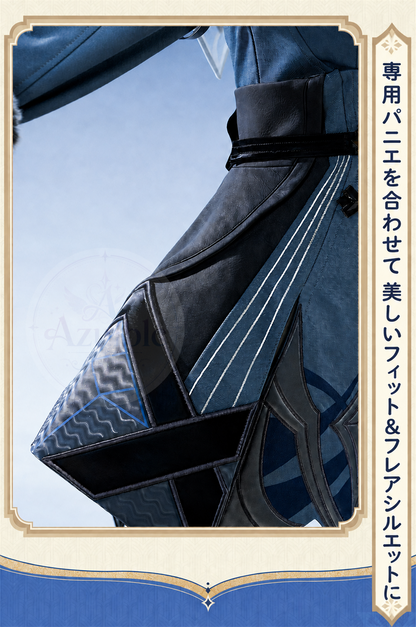 星5ラング　Azuiblc 原神 蛍 戦闘服「冬の夜を狩る者」コスプレ衣装 　金属製材質パーツ　スネージナヤ 制服風コスチューム Genshin Impact cosplay　ハロウィン イベント・舞台対応（副本）（副本）