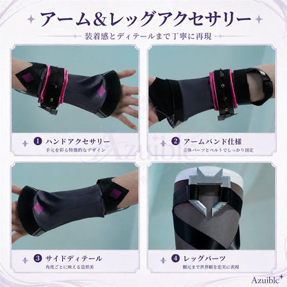 Azuiblc　原神 プルーネ コスチューム　コスプレ　 Prune　3dPLaパーツ　撮影アクセサリー