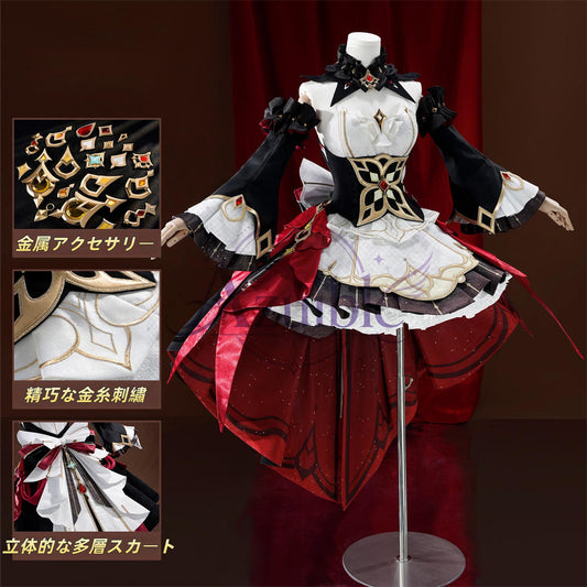【Azuiblc】原神 サンドローネ Sandrone コスプレ衣装 金属アクセサリー 可動式ゼンマイ 傀儡 ウィッグ追加対応 cosplay 舞台 イベント