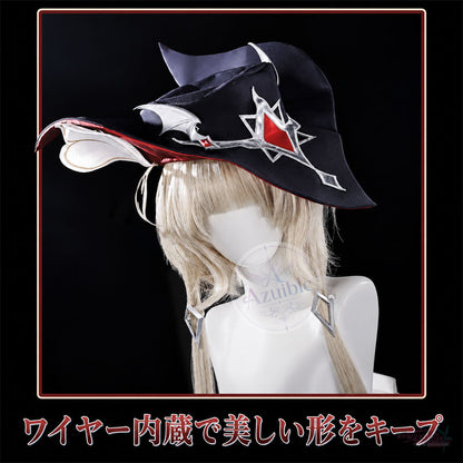 Azuiblc 原神 サンドローネ「卓上劇団」コスプレ衣装｜3D造形パーツ・ワイドブリムハット