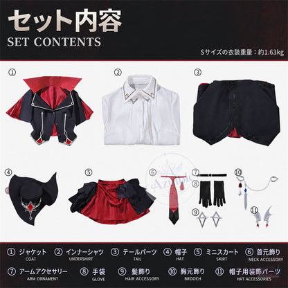 Azuiblc 原神 サンドローネ「卓上劇団」コスプレ衣装｜3D造形パーツ・ワイドブリムハット
