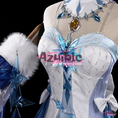 Azuiblc 原神 氷の女皇（氷神・アナスターシャ）コスプレ衣装｜ドレス コスチューム