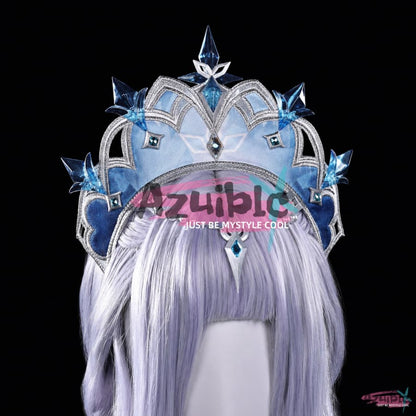 Azuiblc 原神 氷の女皇（氷神・アナスターシャ）コスプレ衣装｜ドレス コスチューム