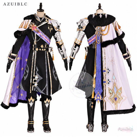 Azuiblc 原神 Valeriy バレリー コスプレ衣装｜立体造形アーマー・ファー襟