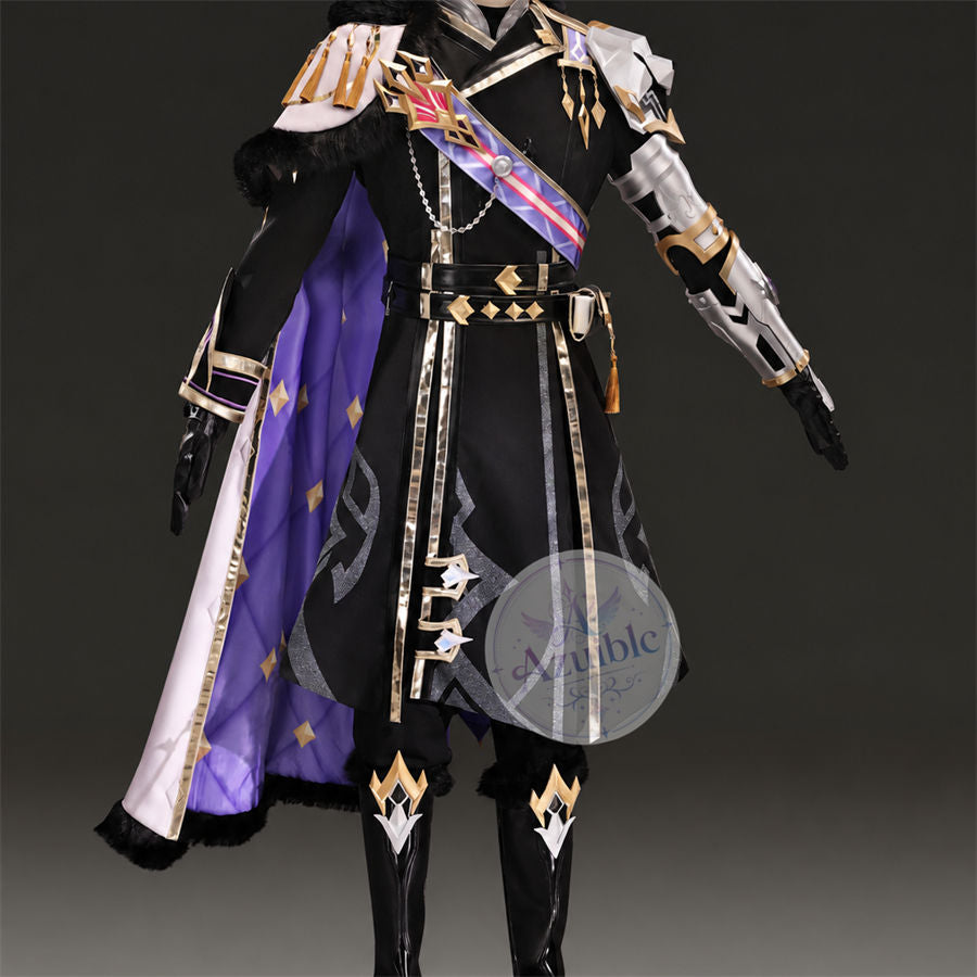 Azuiblc 原神 Valeriy バレリー コスプレ衣装｜立体造形アーマー・ファー襟