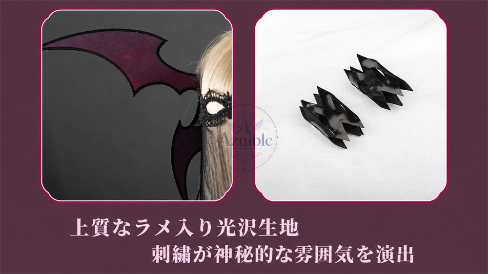 Azuiblc 原神 吸血鬼コロンビーナ コスプレ衣装｜Genshin コスチューム