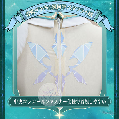 Azuiblc 原神 ヴェスナ コスプレ衣装｜金属パーツ 精密刺繍