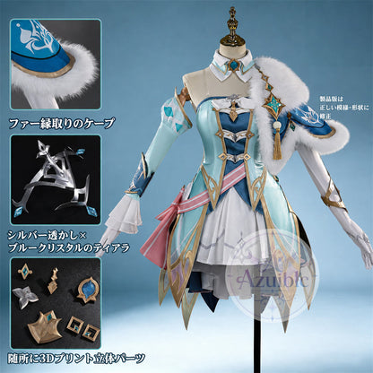 予約金受付段階  zuiblc 原神 ヴェスナ コスプレ衣装｜3D PLAパーツ付き XS-XXL Genshin Impact