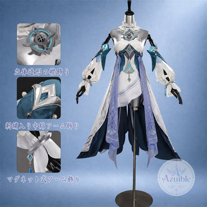 Azuiblc 原神 ヴォジャニーツァ コスプレ衣装｜3D PLAパーツ付き XS-XXL