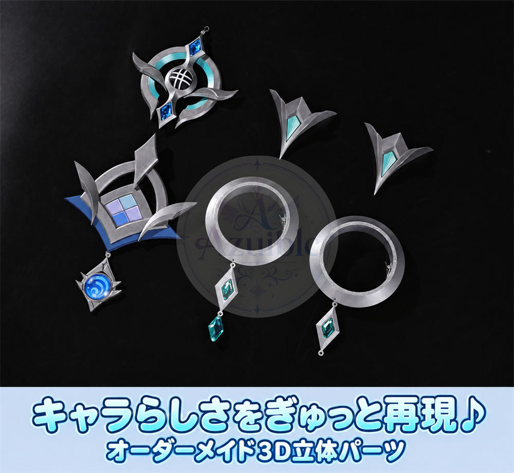 第一弾9月末に発送対応　原神 ヴォジャニーツァ コスプレ衣装｜PLAパーツ・刺繍ドレス｜Azuiblc