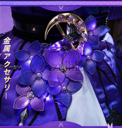 【Azuiblc】崩壊：スターレイル キャストリス コスプレ衣装 儚き夢の舞 新コスチューム 金属アクセサリー ウィッグ追加対応 cosplay 舞台 イベント