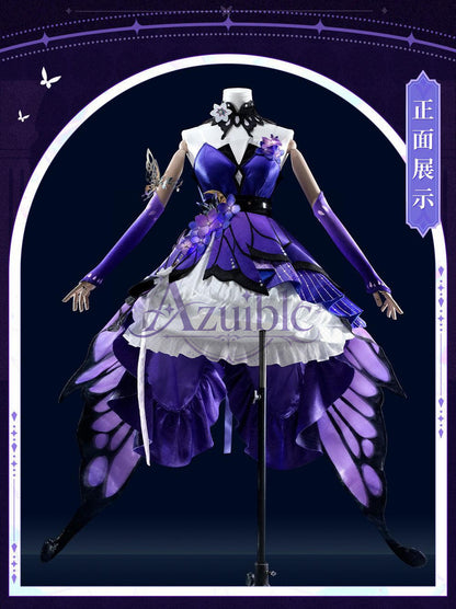 【Azuiblc】崩壊：スターレイル キャストリス コスプレ衣装 儚き夢の舞 新コスチューム 金属アクセサリー ウィッグ追加対応 cosplay 舞台 イベント