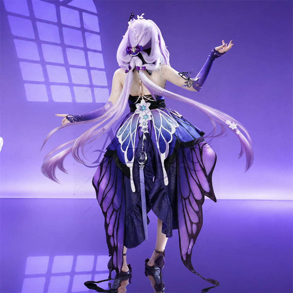 【Azuiblc】崩壊：スターレイル キャストリス コスプレ衣装 儚き夢の舞 新コスチューム 金属アクセサリー ウィッグ追加対応 cosplay 舞台 イベント